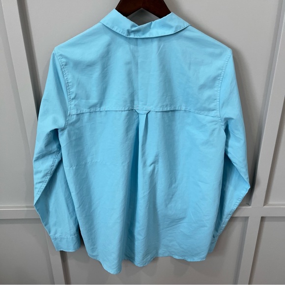 Patagonia long sleeve SOL patrol shirt blue M - Picture 6 of 11
